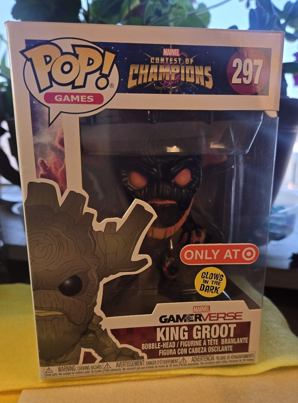 Pop! Games King Groot Marvel Contest of Champions Bobblehead Figurine  #297